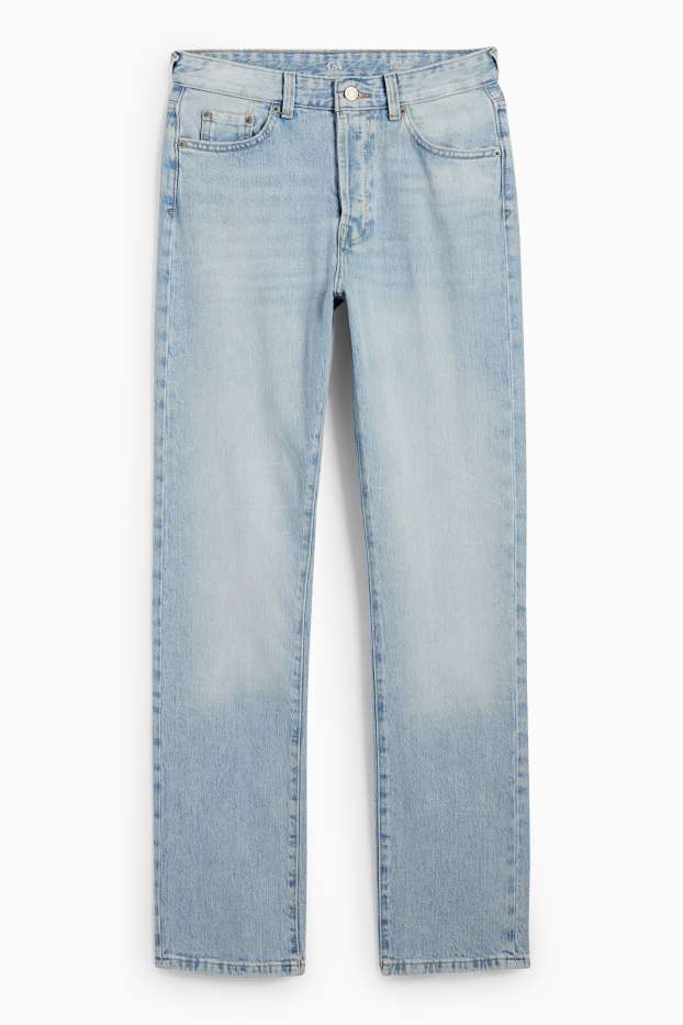 Femmes - Vintage straight jean - mid waist - LYCRA® - jean bleu clair
