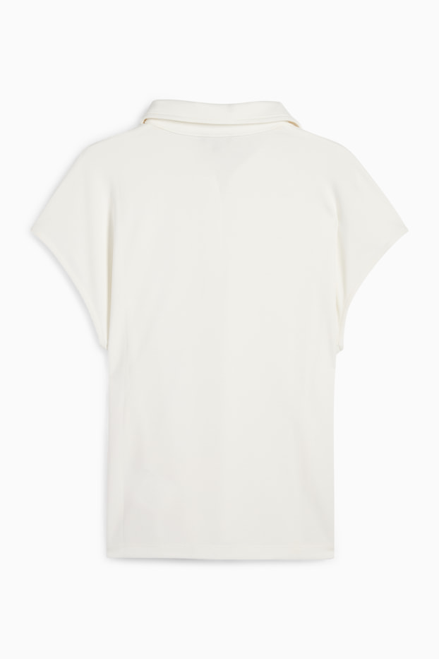 Dámské - Polokošile - krémově bílá