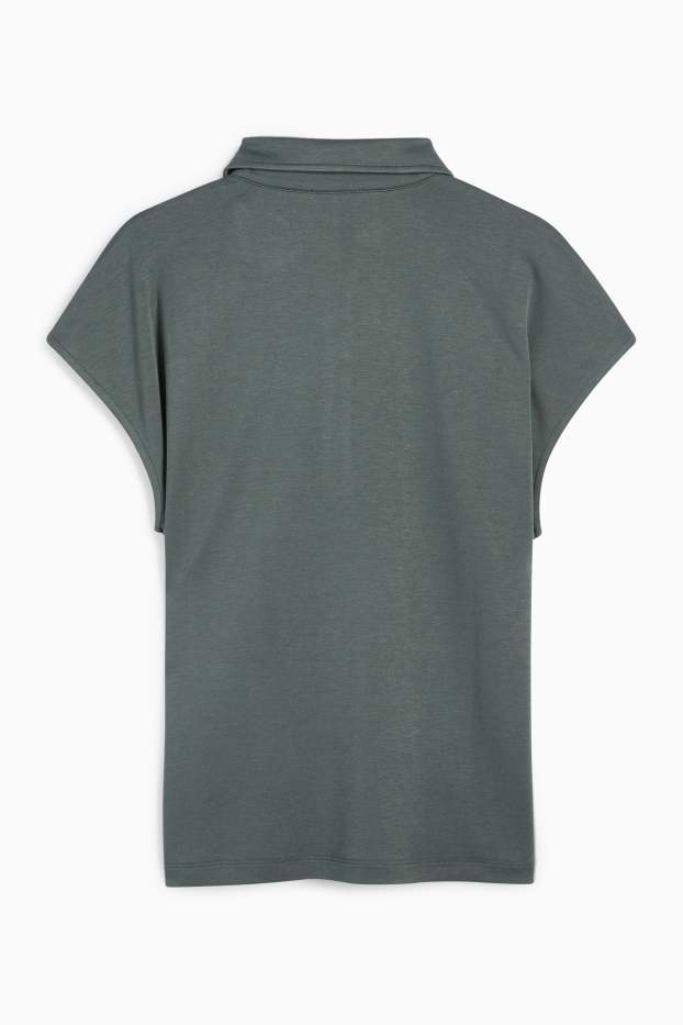 Dames - Poloshirt - donkergroen