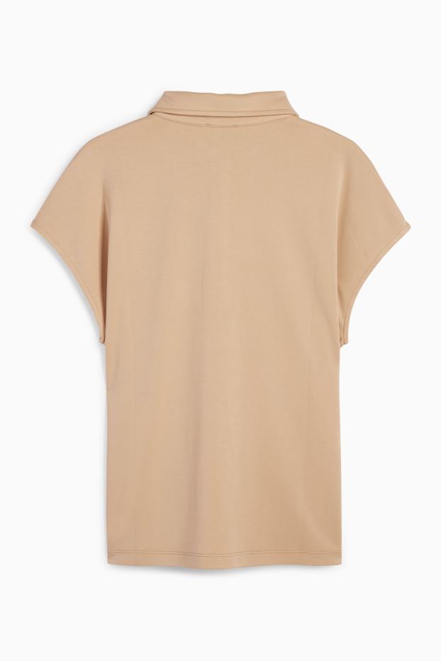 Dames - Poloshirt - beige