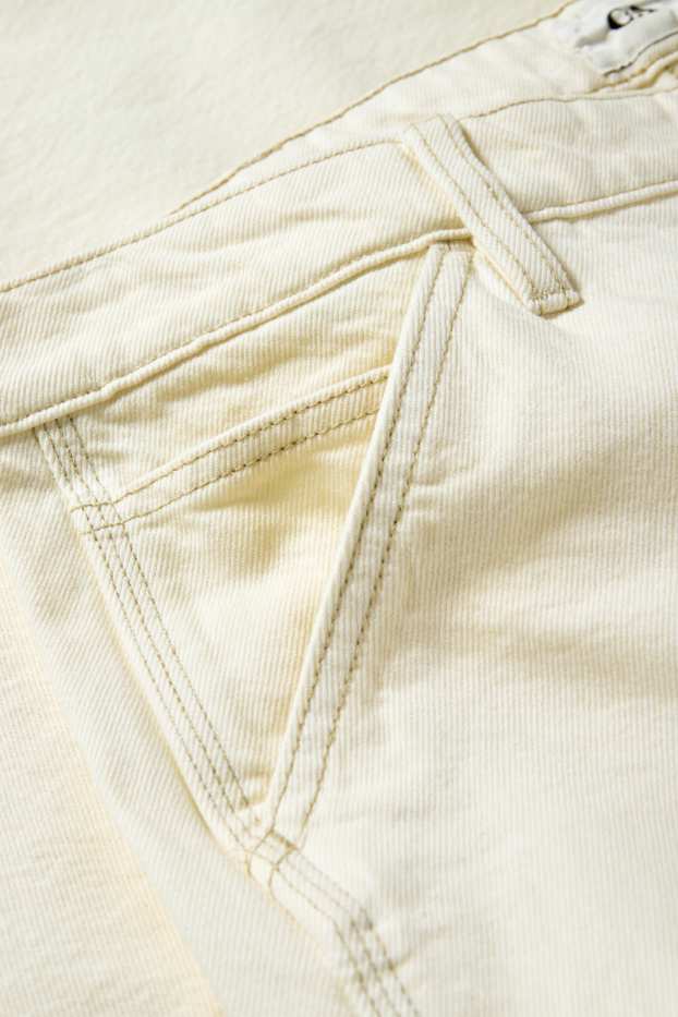 Heren - Relaxed jeans - licht beige