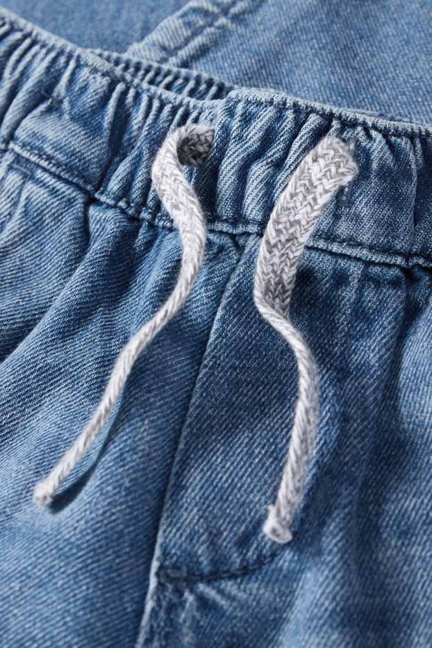 Kinderen: jongens - Cargojeans - jeansblauw