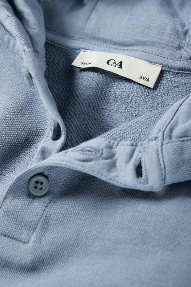 Enfants garçons - Pull à capuche - bleu