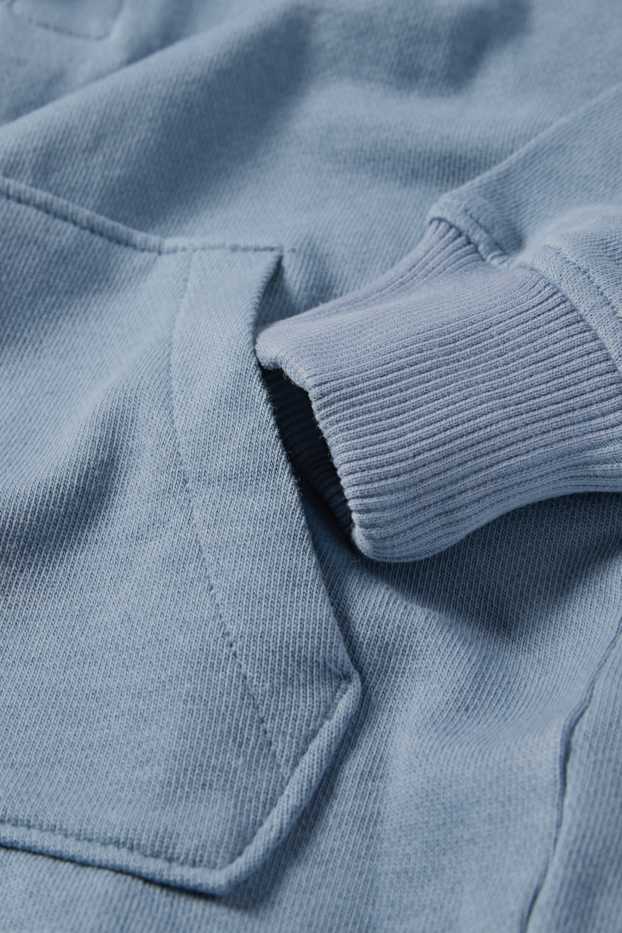 Enfants garçons - Pull à capuche - bleu