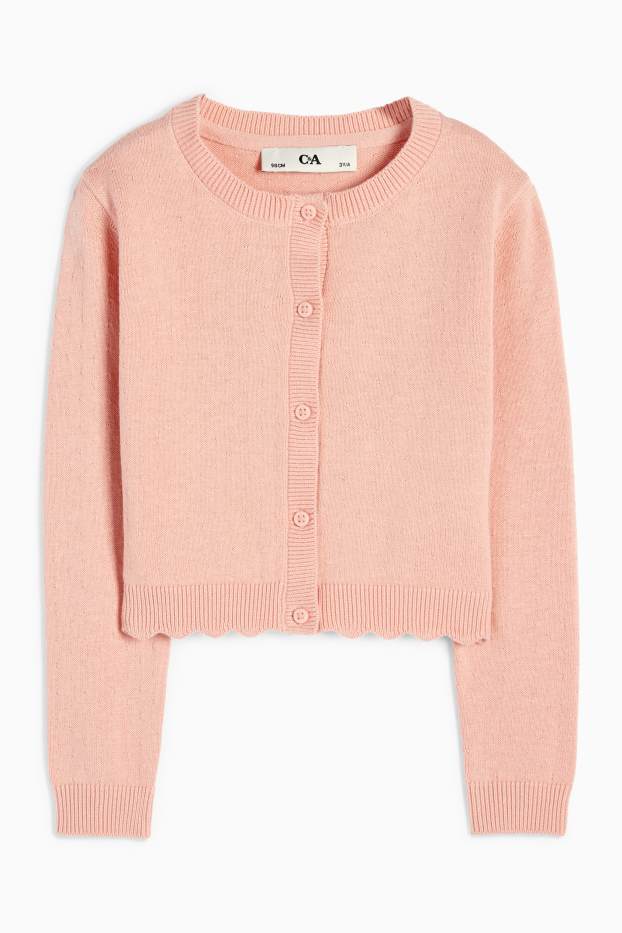 Children Girls - Cardigan - pink