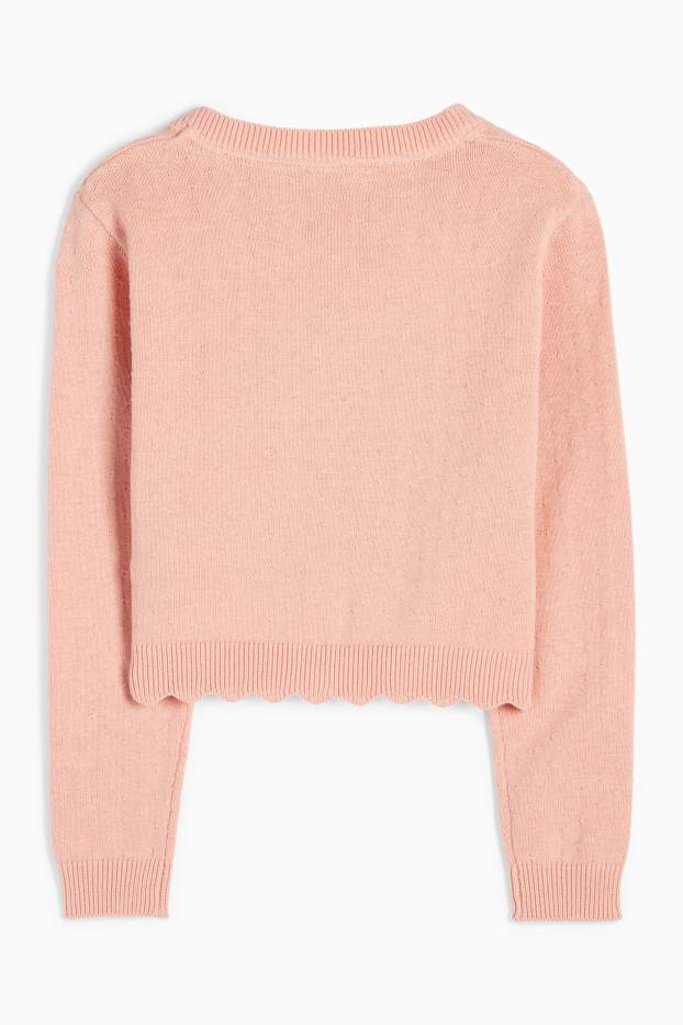 Children Girls - Cardigan - pink