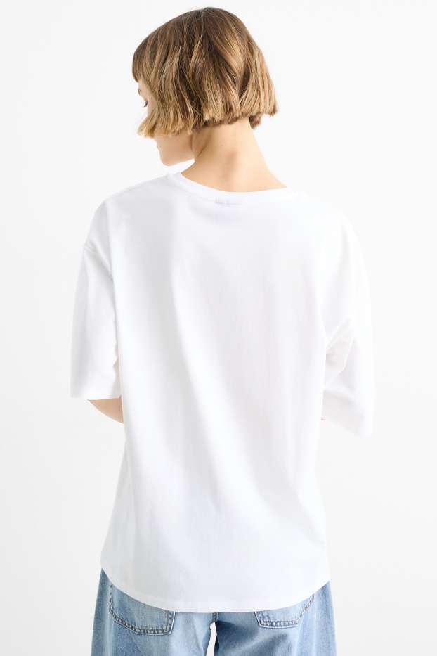 Damen - T-Shirt - Dua Lipa - cremeweiss