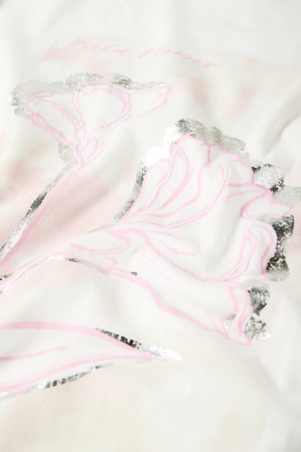 Donna - T-shirt - bianco crema