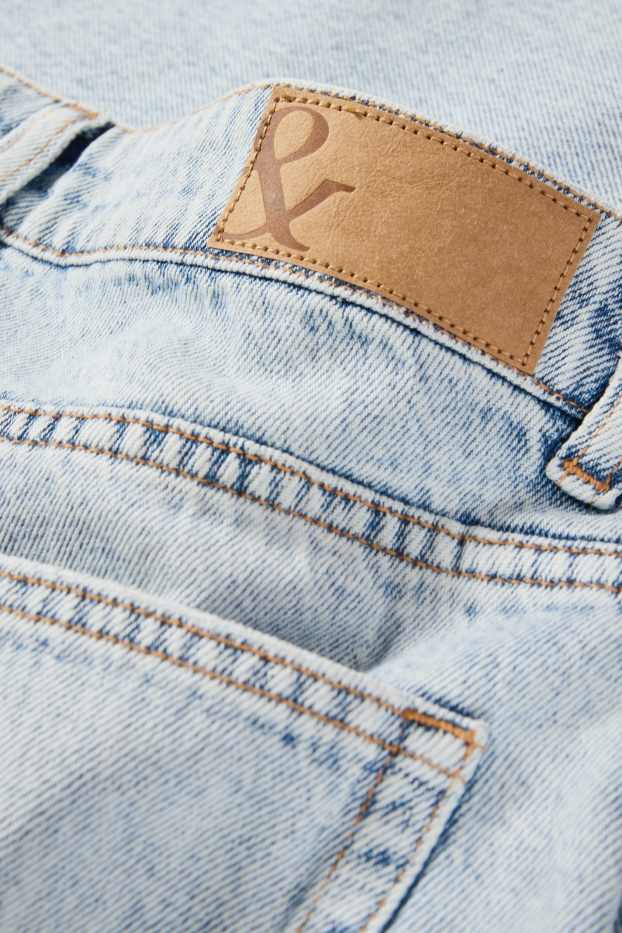 Femmes - Jean baggy - mid waist - jean bleu clair