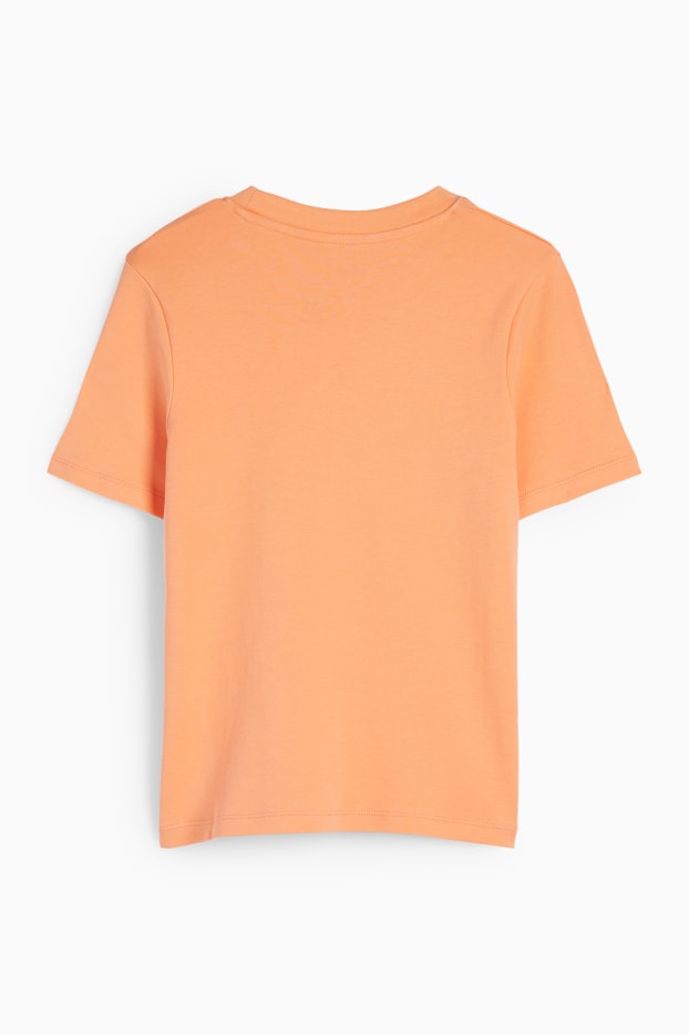 Dona - Samarreta de màniga curta - slim fit - taronja