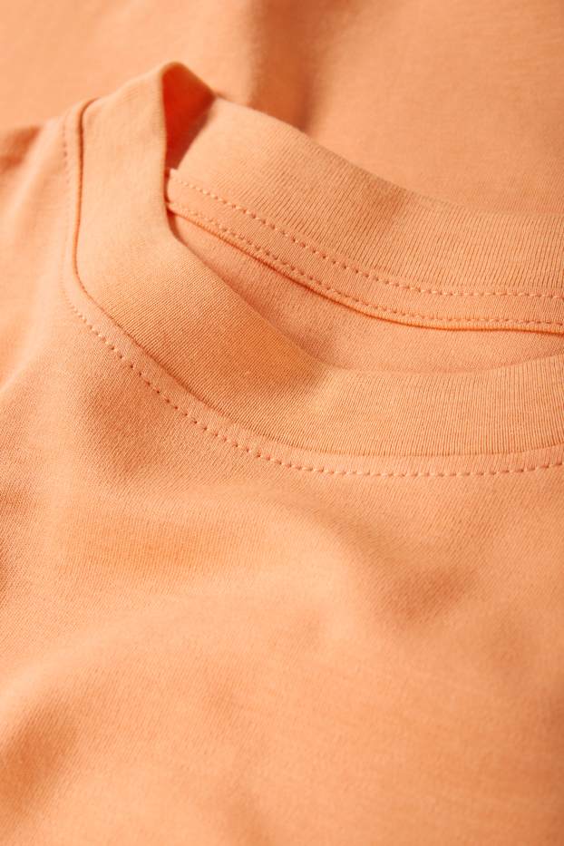 Dona - Samarreta de màniga curta - slim fit - taronja