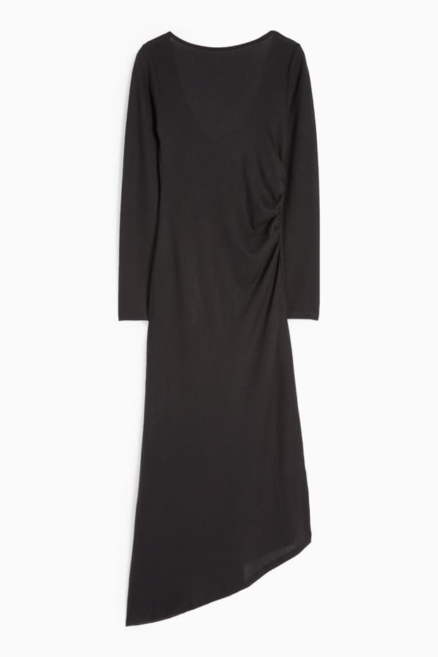 Femmes - Robe en maille - noir