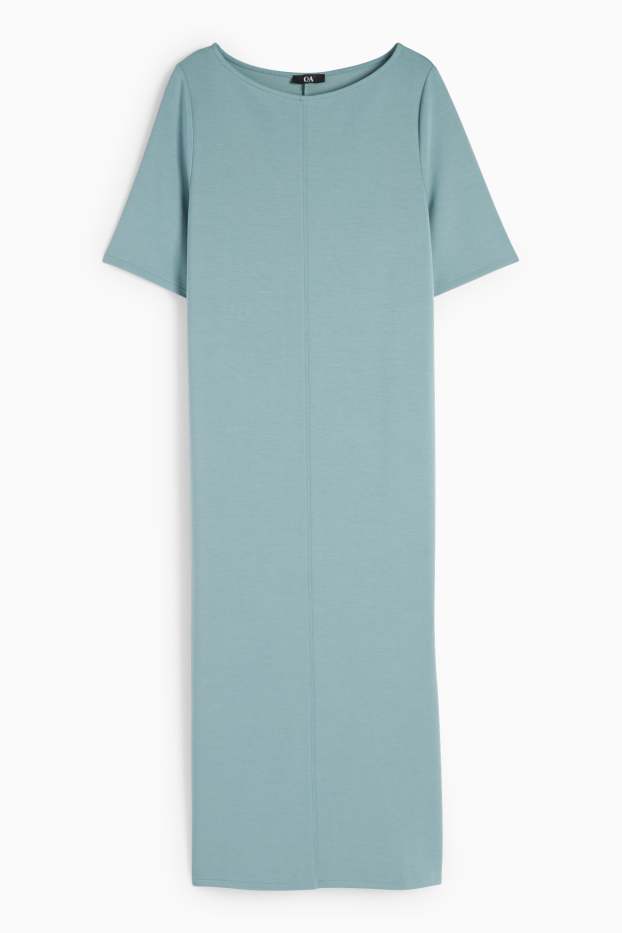Women - T-shirt dress - turquoise