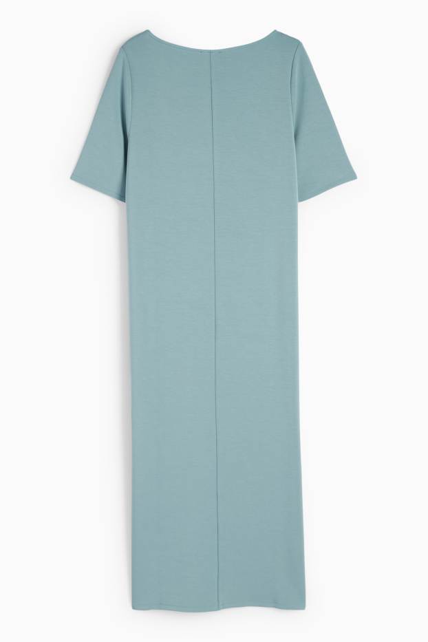 Women - T-shirt dress - turquoise