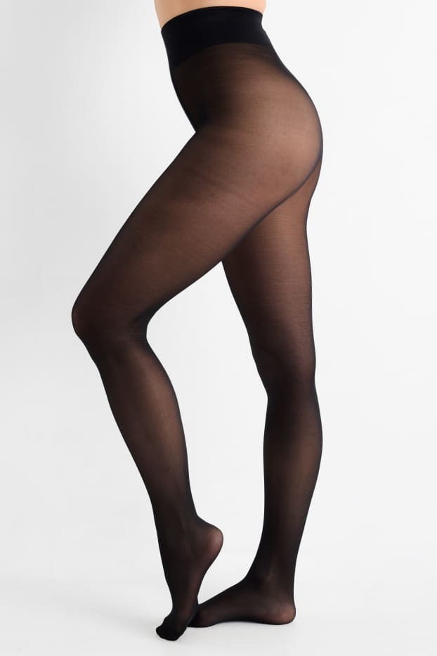 Femmes - Collants fins - LYCRA® - 70 DEN - noir