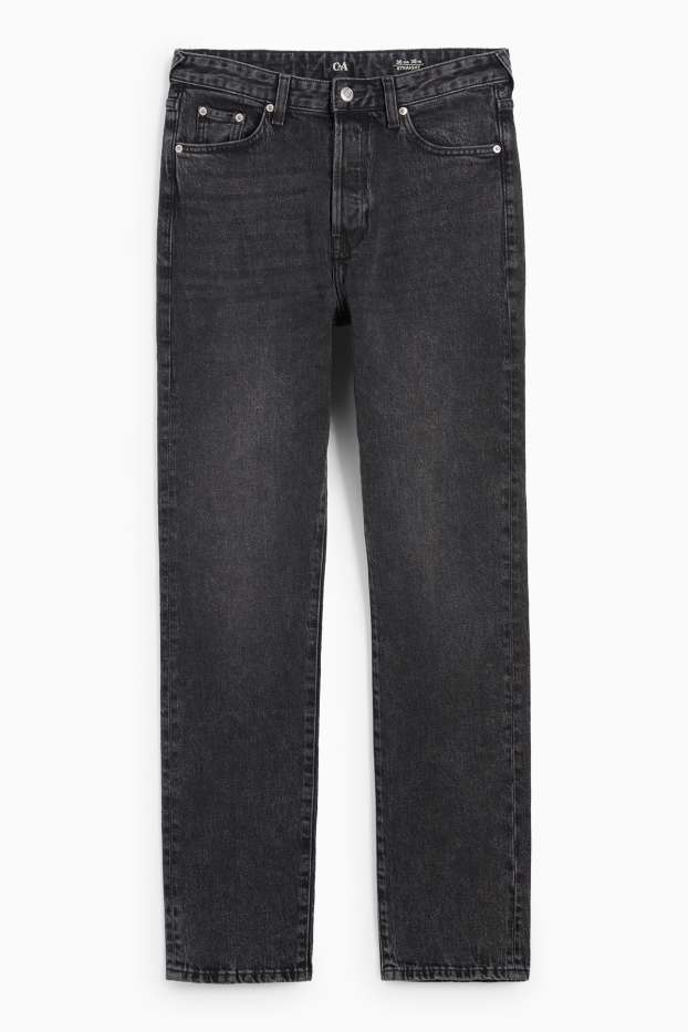 Donna - Vintage straight jeans - vita media - LYCRA® - jeans grigio