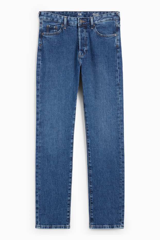 Femmes - Vintage straight jean - mid waist - LYCRA® - jean bleu