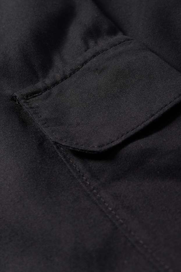 Bambine - Pantaloni cargo - nero