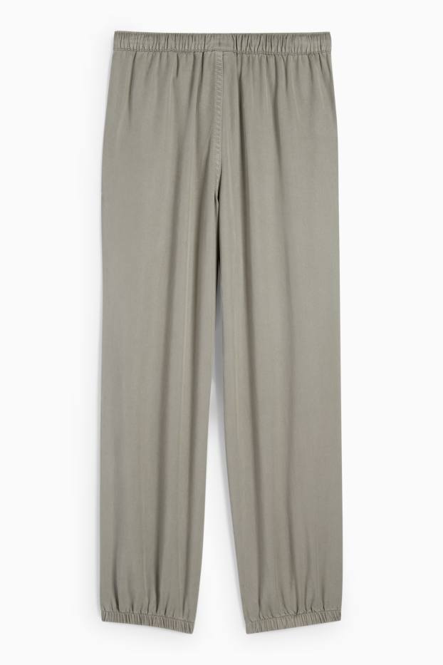 Kinder Mädchen - Stoffhose - grau