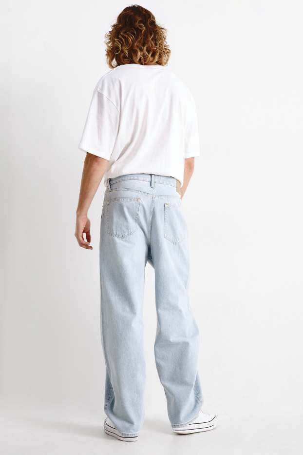 Herren - Baggy Jeans - helljeansblau