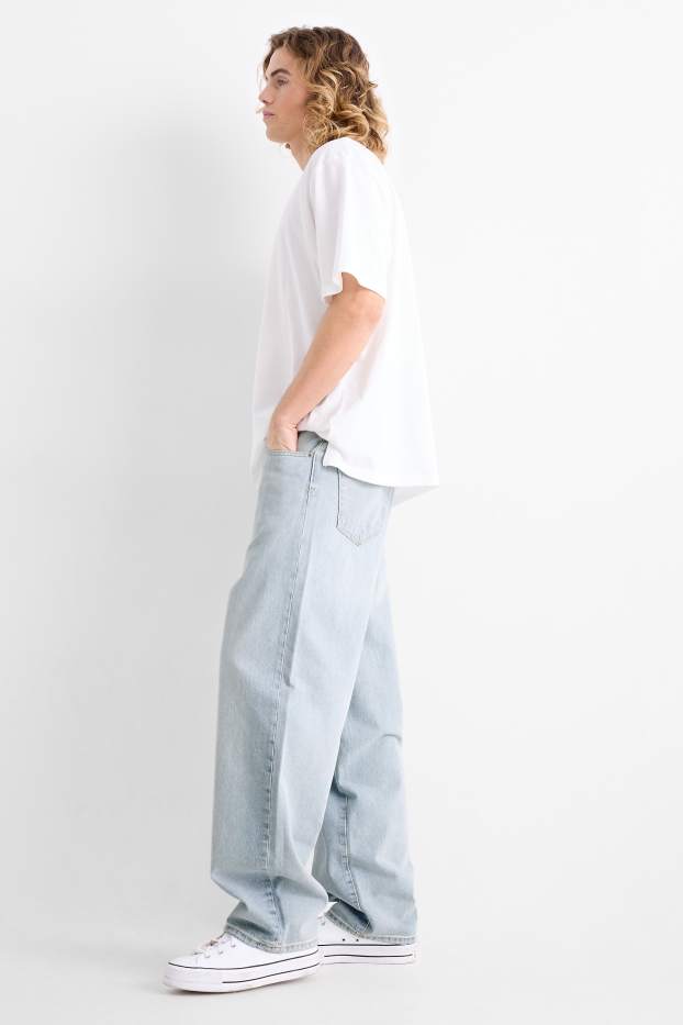 Herren - Baggy Jeans - helljeansblau