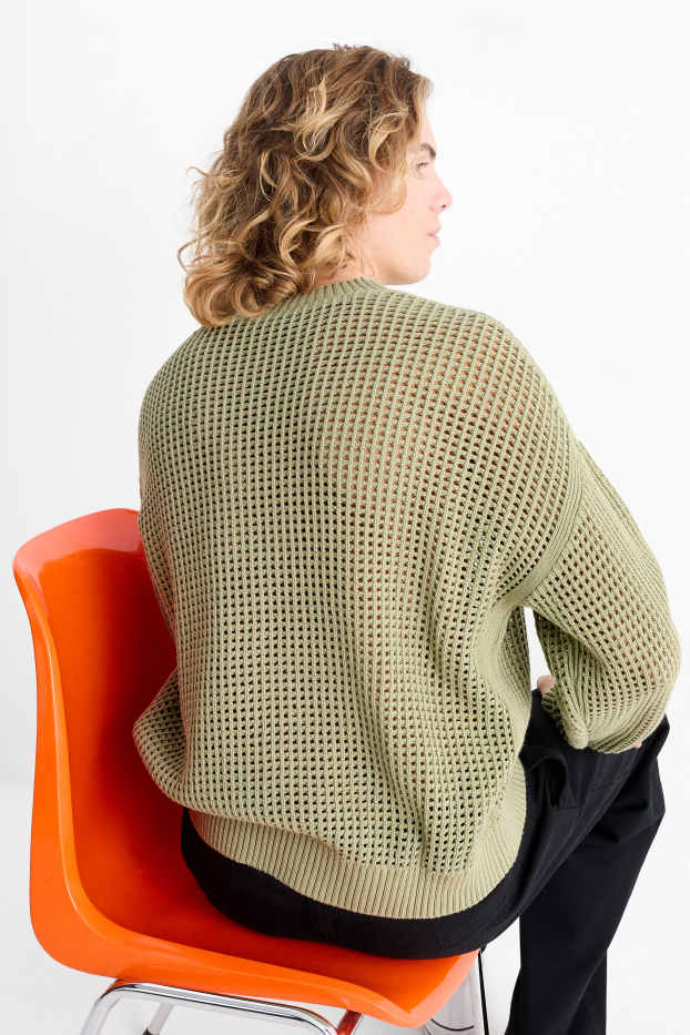 Uomo - Maglione - verde chiaro