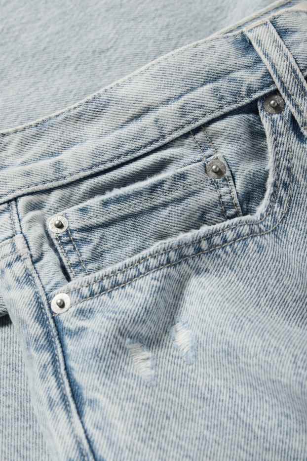 Pánské - Wide leg jeans - džíny - světle modré