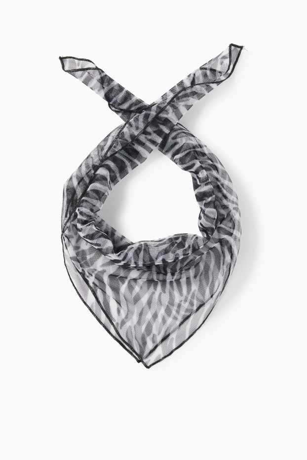 Dona - Mocador de coll - estampat - negre