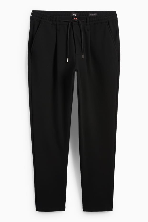 Hommes - Chino - tapered fit - noir