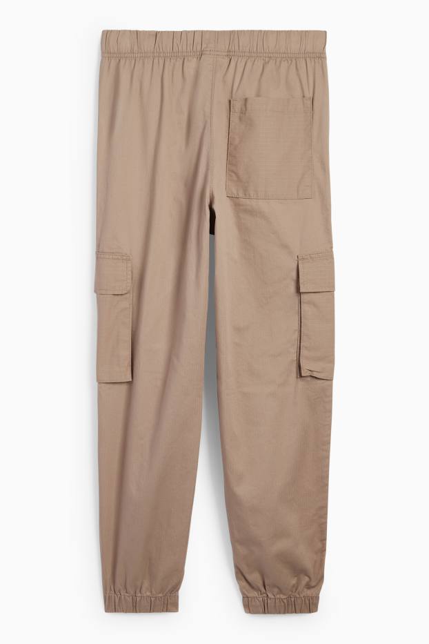 Children Boys - Cargo trousers - taupe