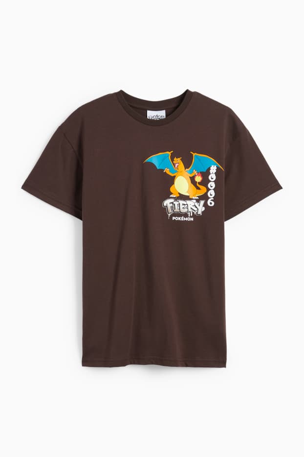 Children Boys - Pokémon - T-shirt - brown