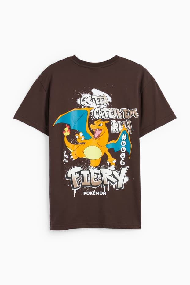 Children Boys - Pokémon - T-shirt - brown