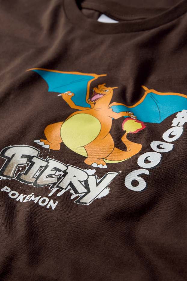Children Boys - Pokémon - T-shirt - brown