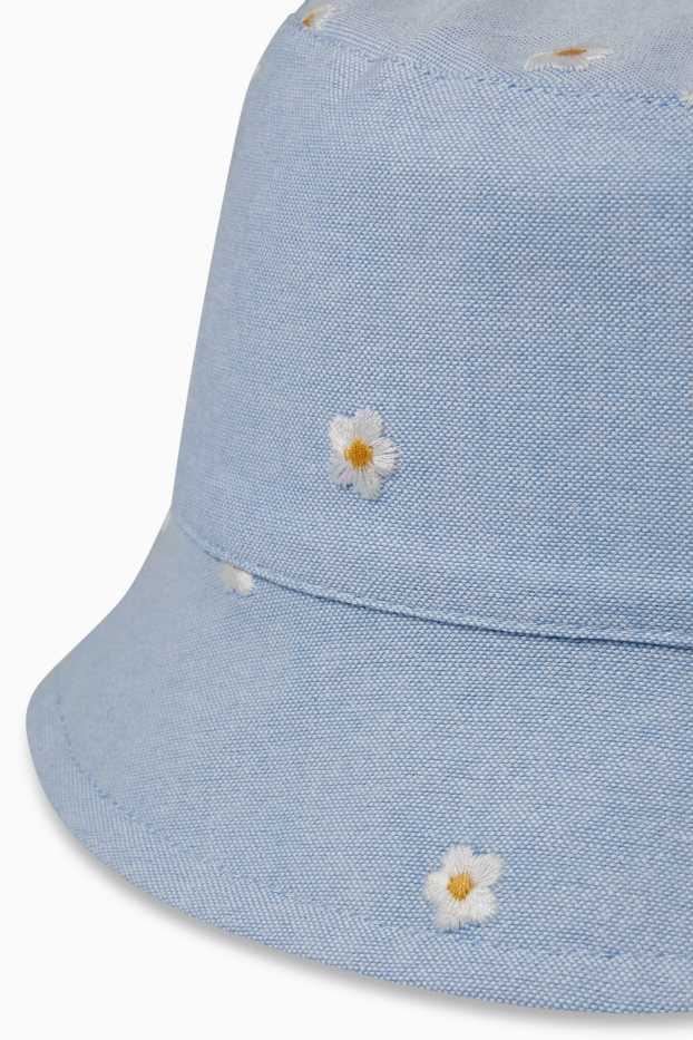 Bébés filles - Bob - à fleurs - bleu clair