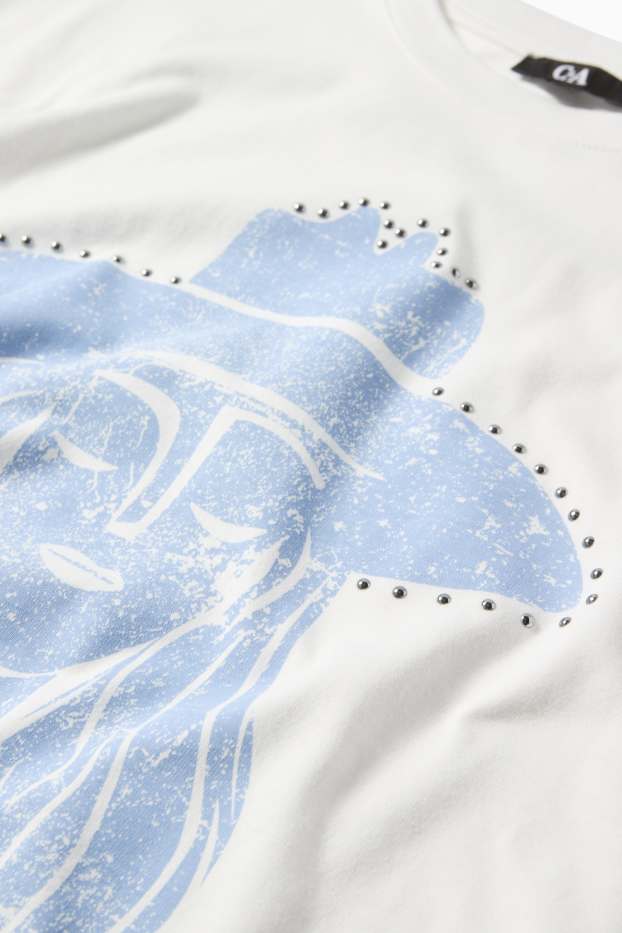Damen - T-Shirt - weiß