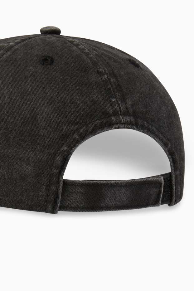 Bambine - Kuromi - cappellino da baseball di jeans - nero