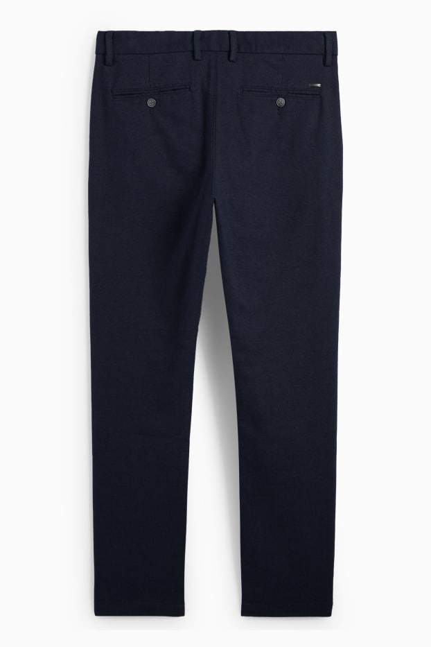 Men - Chinos - slim fit - dark blue