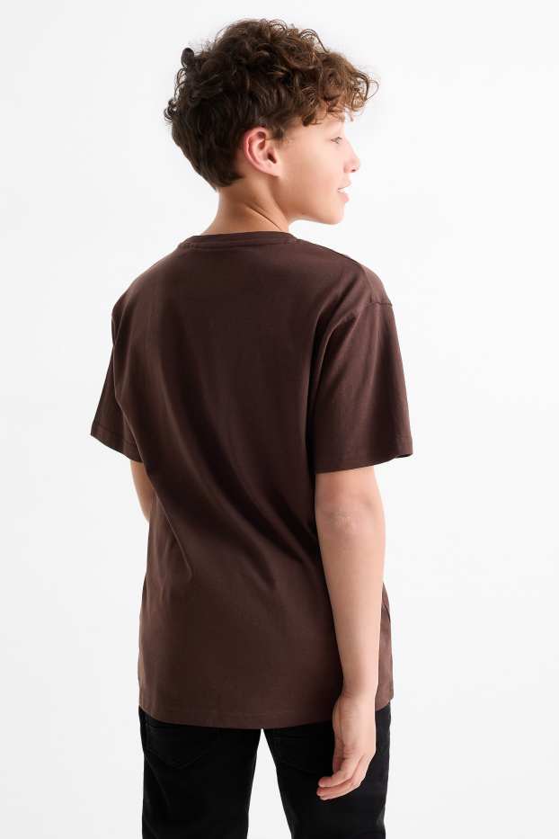 Enfants garçons - Basketball - T-shirt - marron foncé