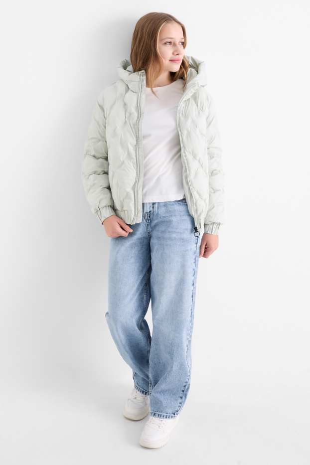 Kinder Mädchen - Balloon Jeans - jeansblau