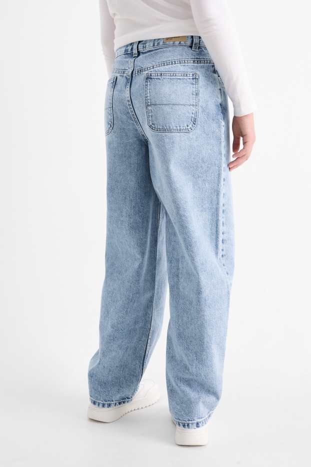 Kinder Mädchen - Balloon Jeans - jeansblau