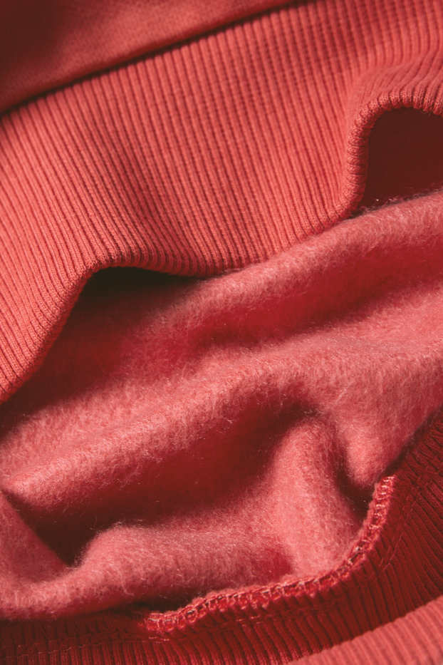 Děti - chlapci - Motiv racka - mikina - červená