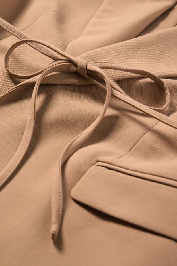 Femei - Blazer - cambrat - bej