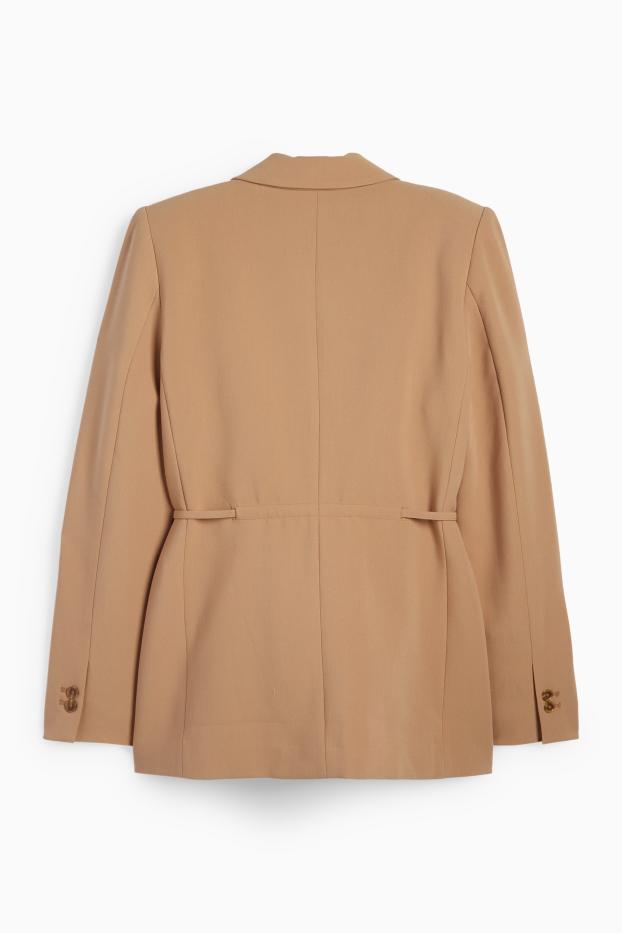 Femei - Blazer - cambrat - bej