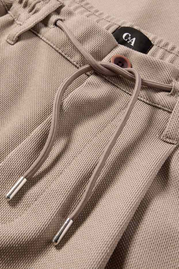 Hommes - Chino - tapered fit - beige