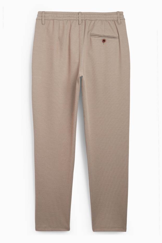 Hommes - Chino - tapered fit - beige