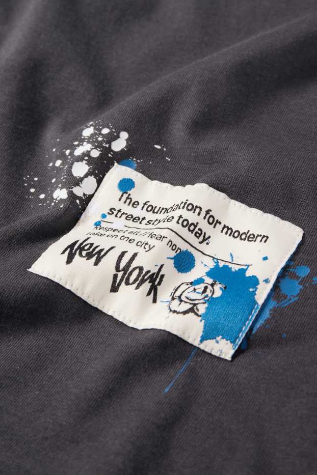 Kinderen: jongens - Skate - T-shirt - zwart