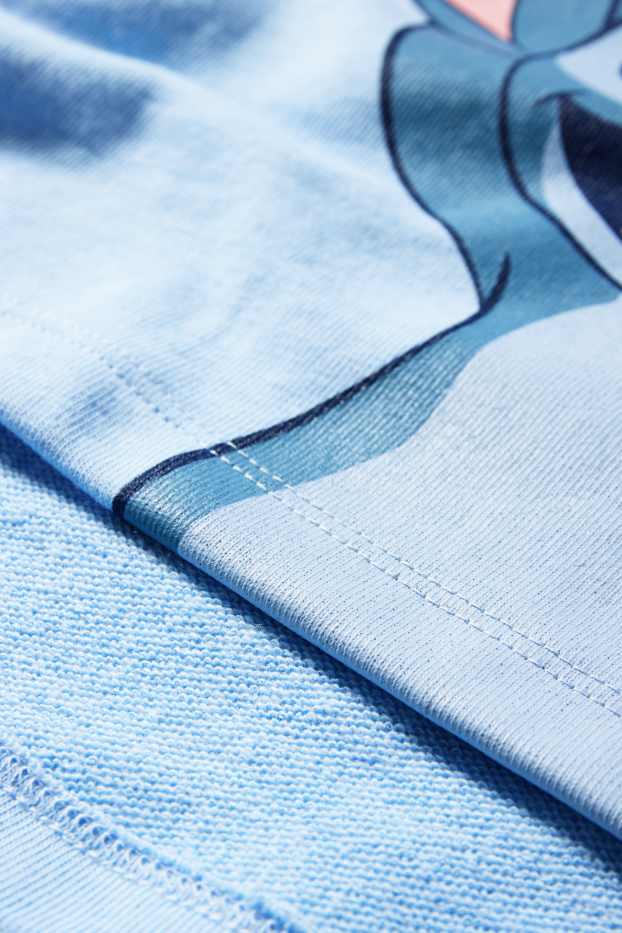 Nena - Lilo & Stitch - conjunt - dessuadora amb caputxa i vestit - 2 peces - blau clar