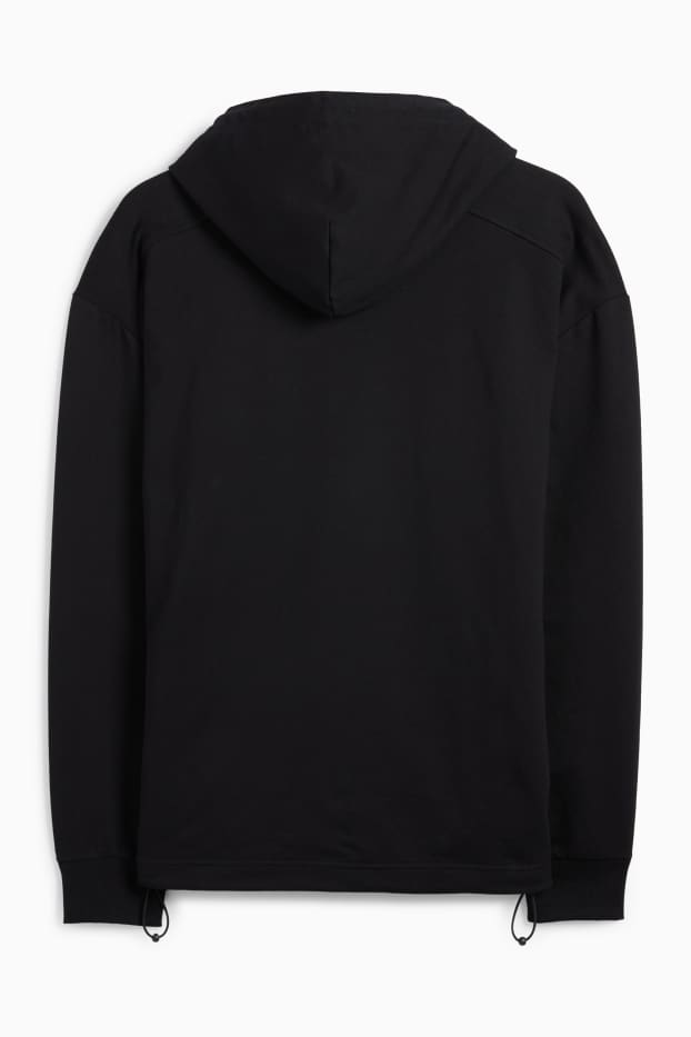 Hombre - Sudadera extragrande funcional - negro