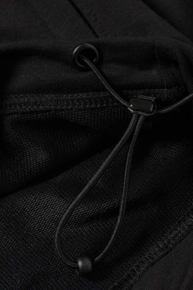 Hombre - Sudadera extragrande funcional - negro
