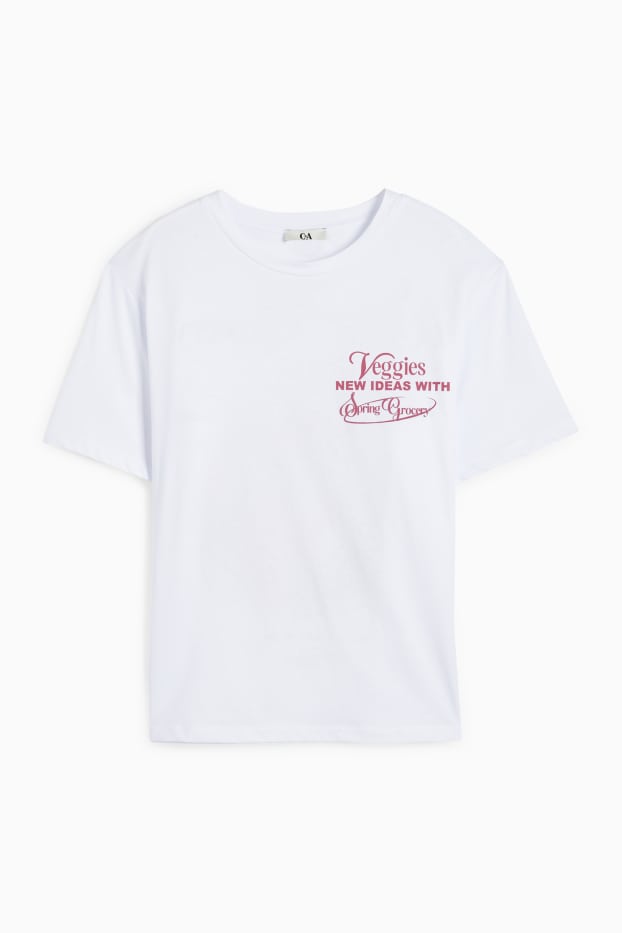 Dames - T-shirt - wit